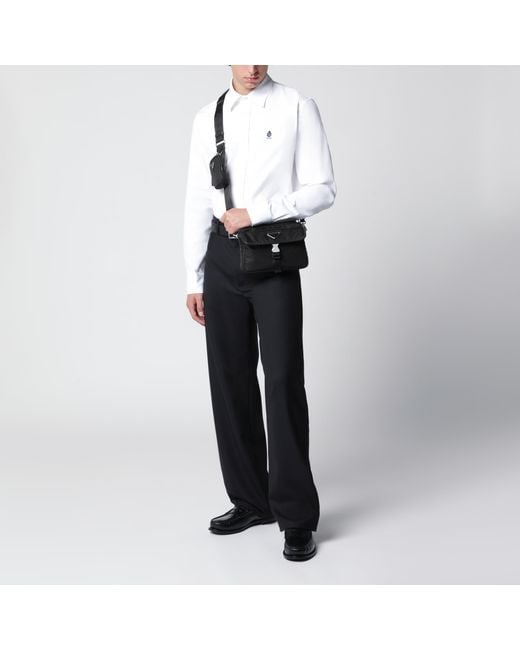 Prada Black Re-Nylon Cross-Body Bag for men
