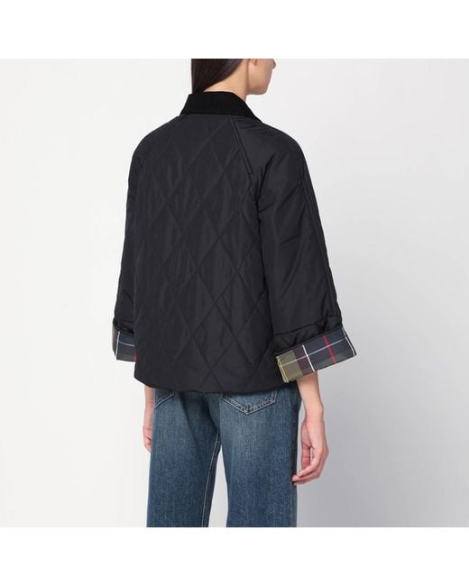 Barbour Black Martha Quilted Jacket