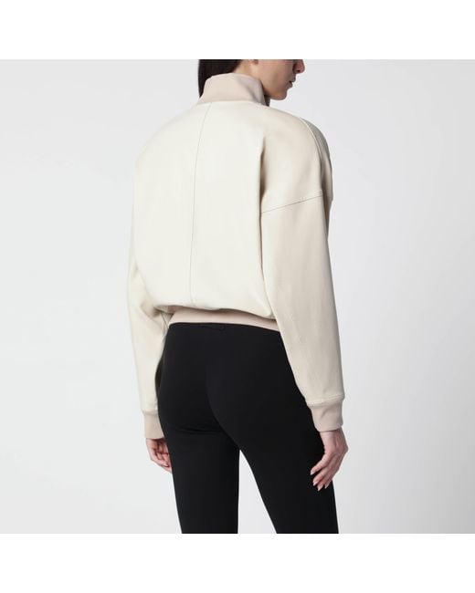 Gucci Natural Écru Poplin Zip Jacket