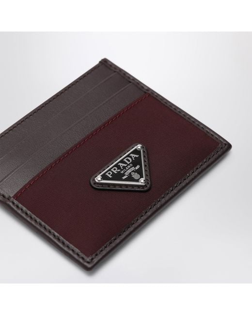 Prada Red Speedrock Cardholder for men