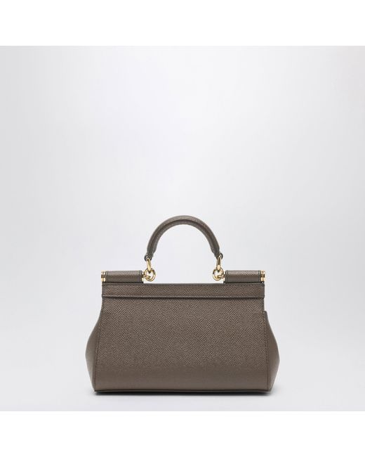 Dolce & Gabbana Brown Small Sicily Handbag