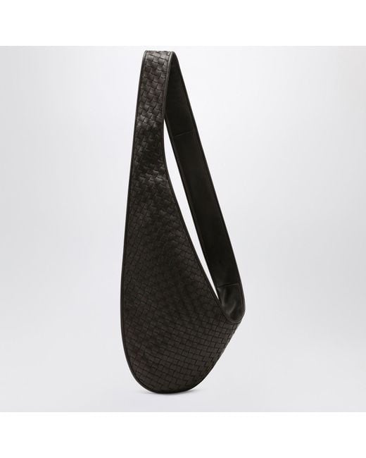 Bottega Veneta Black Sling Veneto Bag Fondant for men
