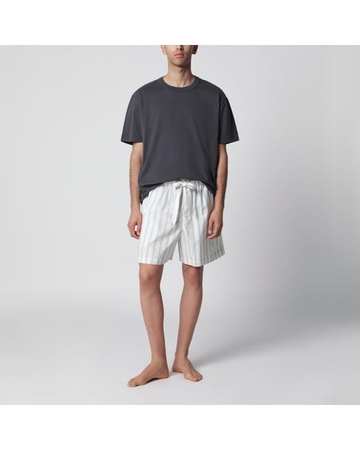 Tekla Black Washed Short-Sleeve T-Shirt for men