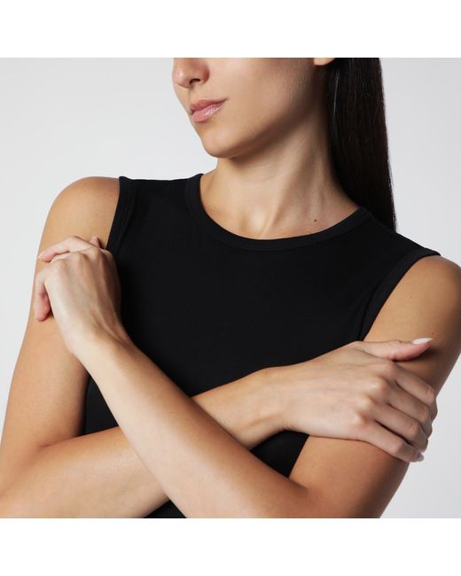 Flore Flore Black Esmé Lw Organic Cotton Tank Top