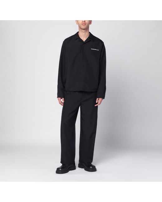 OAMC Black Peacemaker Overshirt Jacket for men