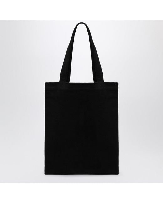 Rick Owens Black Canvas Shopper Bag for men