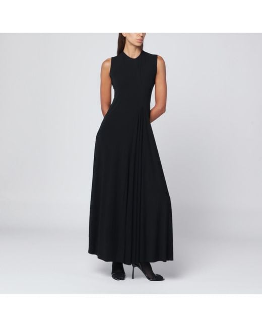 Balenciaga Black Sleeveless Long Dress