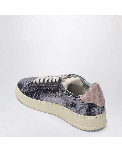 Autry Gray Sneaker Dallas Sparkling