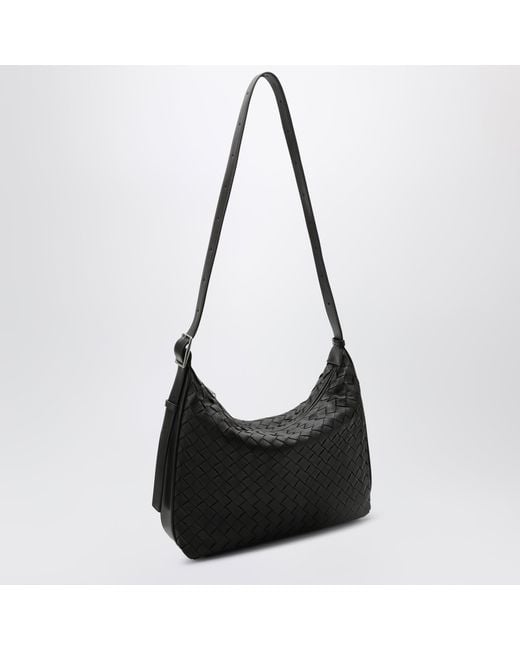 Bottega Veneta Black Small Traveler Hobo Bag for men