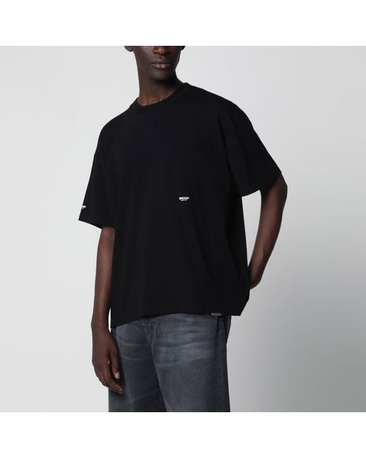 Represent Black Micro Owners Club Cotton T-Shirt for men