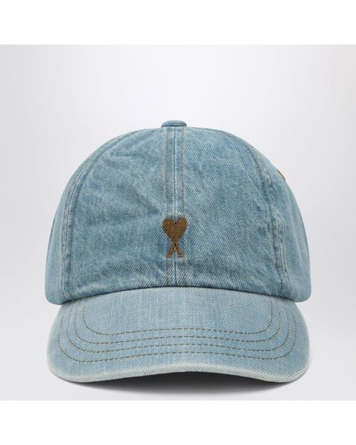 Cappellino Ami De Caur Blu di AMI in Blue da Uomo