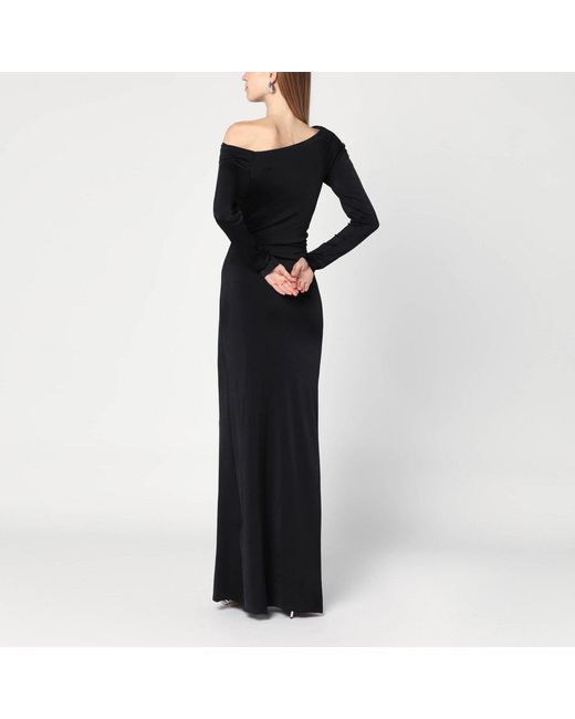 Victoria Beckham Black Long Dress