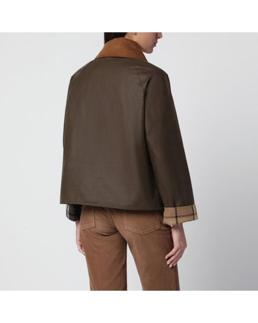 Barbour Brown Hazelnut Waxed Cotton Jacket