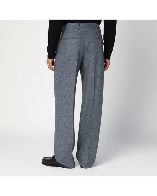 Tagliatore Gray Wool Trousers for men