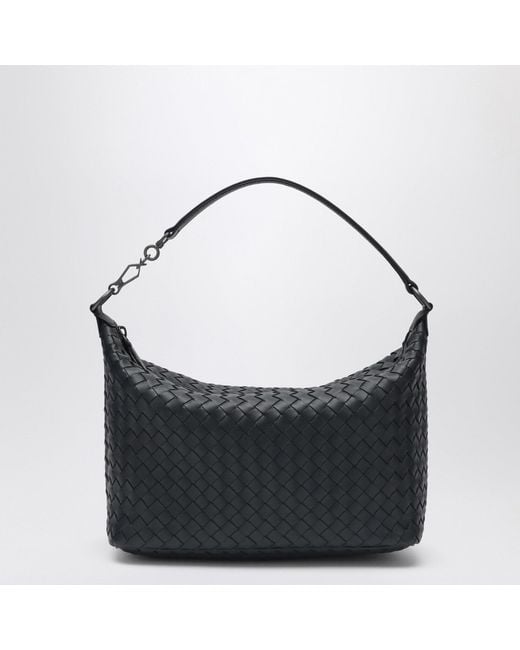 Bottega Veneta Black Intrecciato Leather Bag