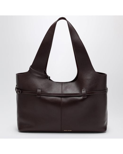 MANU Atelier Black Cambon Cabas Bag