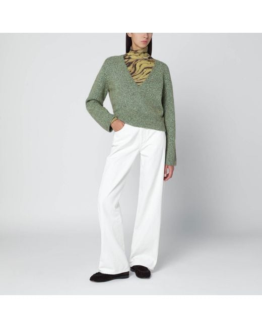 Citizens of Humanity White Pashmina Ayla Baggy Jeans