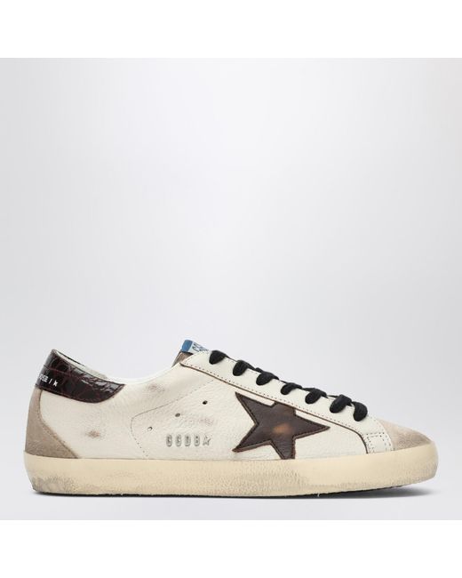 Golden Goose Deluxe Brand White Sneaker Super Star for men