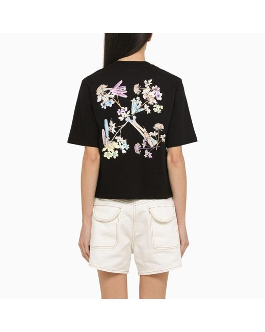 Off-White c/o Virgil Abloh Black Off- T-Shirt With Arrow X-Ray Motif