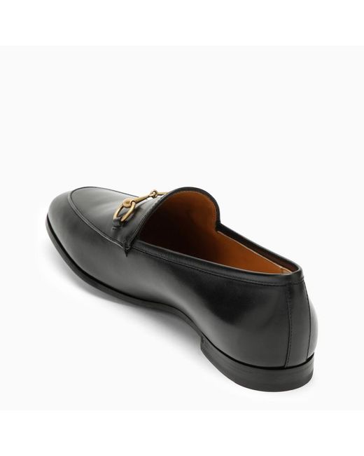 Mocassino jordaan in pelle di Gucci in Black