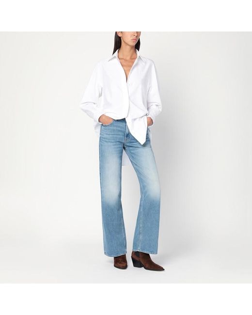 Jeans the spinner zip sneak blu chiaro di Mother in Blue