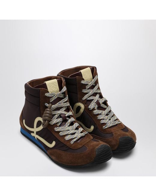 Loewe Brown High-top Ballet Runner 2.0 /yellow