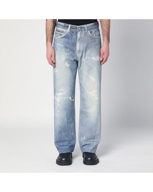 Jeans third cut slavato di Our Legacy in Blue da Uomo