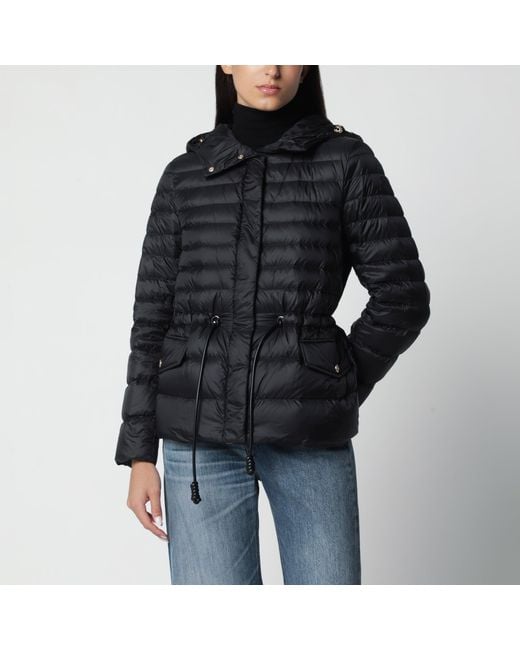 Moncler Black Down Jacket Raies