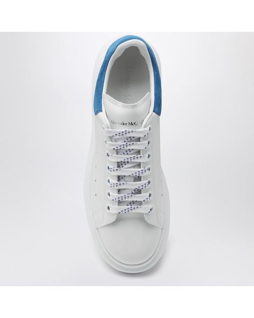Sneaker oversize bianca/blu di Alexander McQueen in White da Uomo
