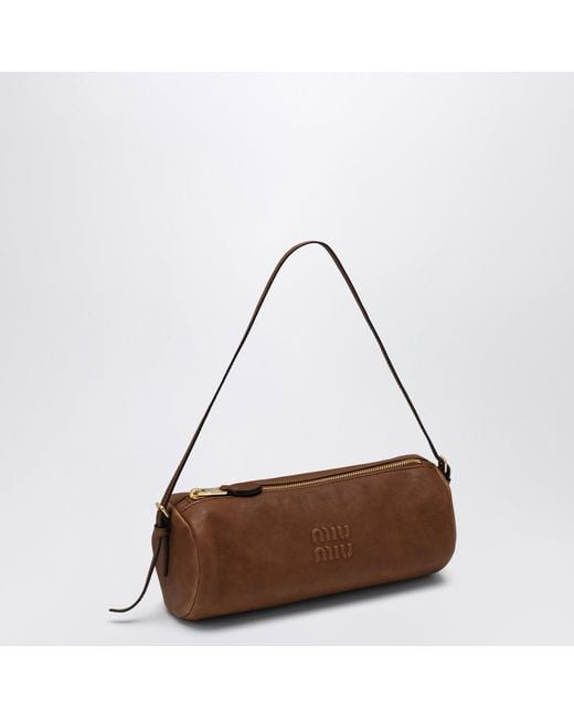 Miu Miu Brown Rovere Pouch