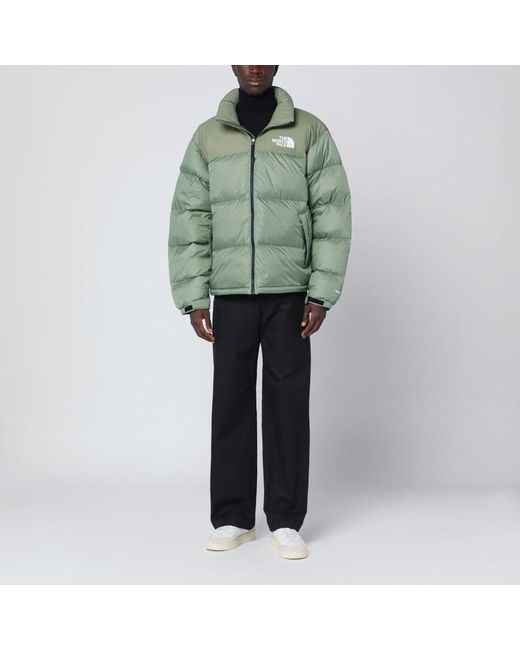 The North Face Green Retro Nuptse 1996 Bark Mist Down Jacket for men