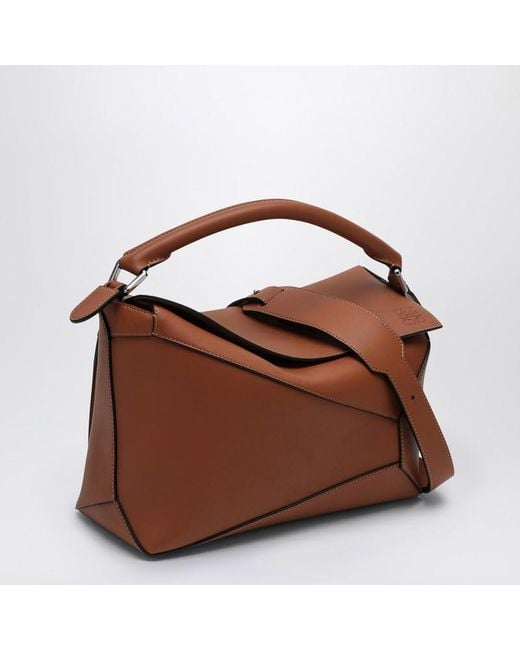 Borsa puzzle madia marrone di Loewe in Brown