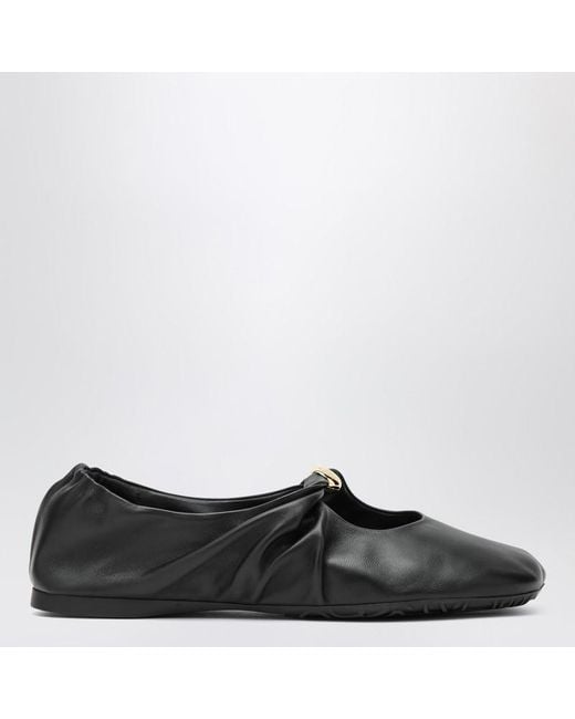 Loewe Black Nappa Pebble Ballerina