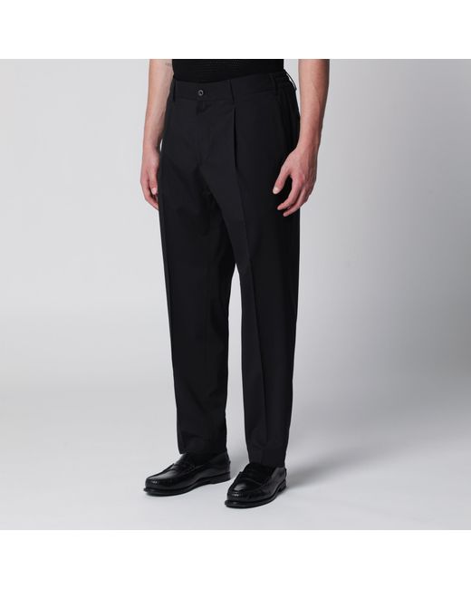 Santaniello Black Trousers for men