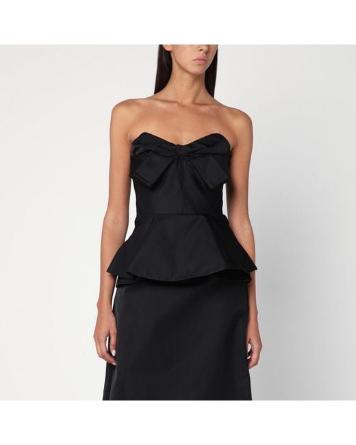 McQueen Black Corset Top