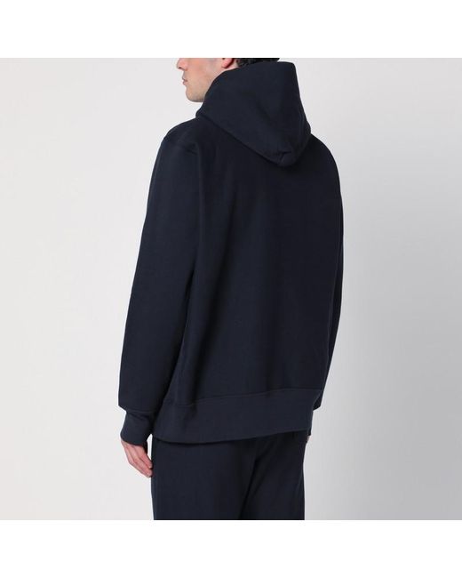 Felpa con cappuccio navy in cotone di Champion in Blue da Uomo
