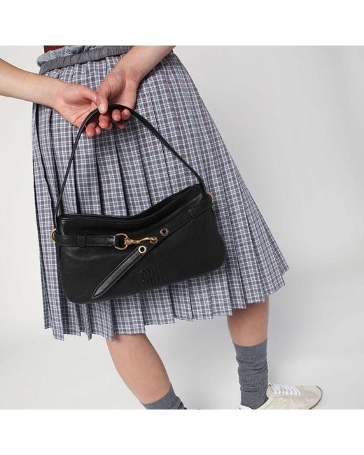 Sac Aventure Regular Miu Miu en coloris Black