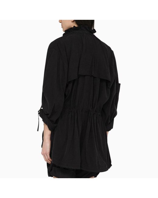 Isabel Marant Black Hanel Nylon-blend Lightweight Jacket