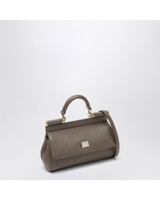 Dolce & Gabbana Brown Small Sicily Handbag