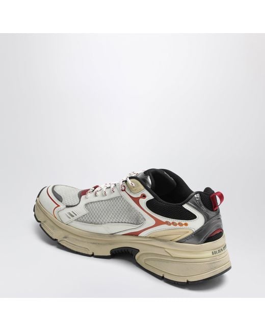 Golden Goose Deluxe Brand White Lightstar Sneakers for men
