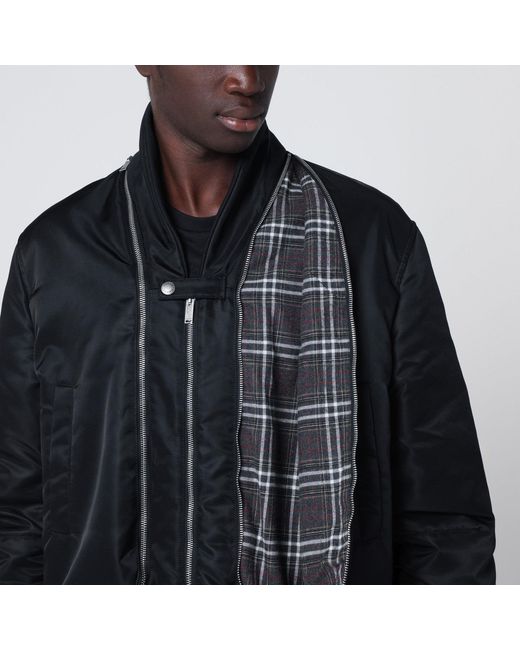 McQueen Black Bomber Jackets for men