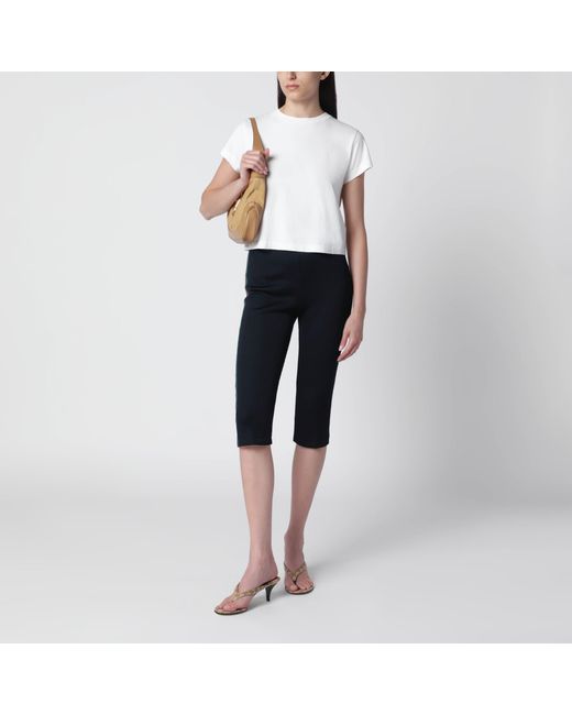 Gucci Black Gg Jacquard Jersey Pants With Elastic Waist