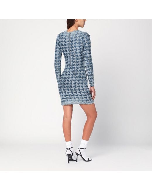 DIESEL Blue Patterned Dress