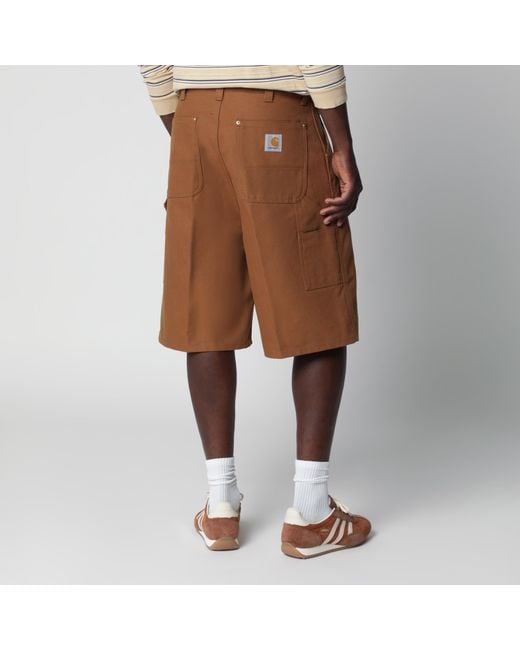 Carhartt Brown Og Single Knee Shorts for men