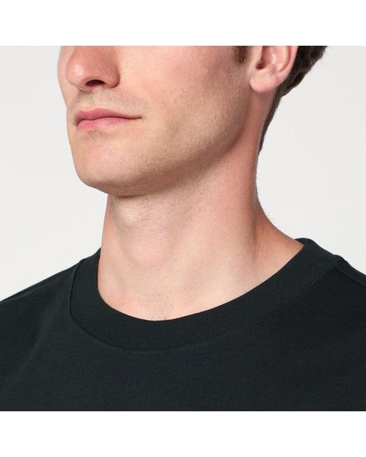 Maglia verde bottiglia in cotone di Dries Van Noten in Black da Uomo