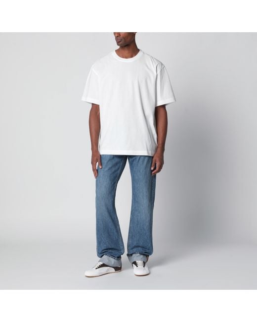 Bottega Veneta White Cotton T-Shirt for men