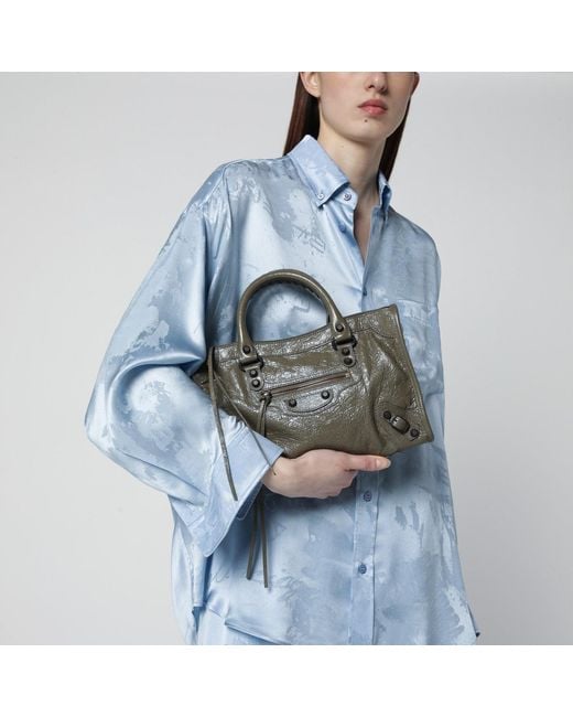 Balenciaga Green Le City Small Tote Bag