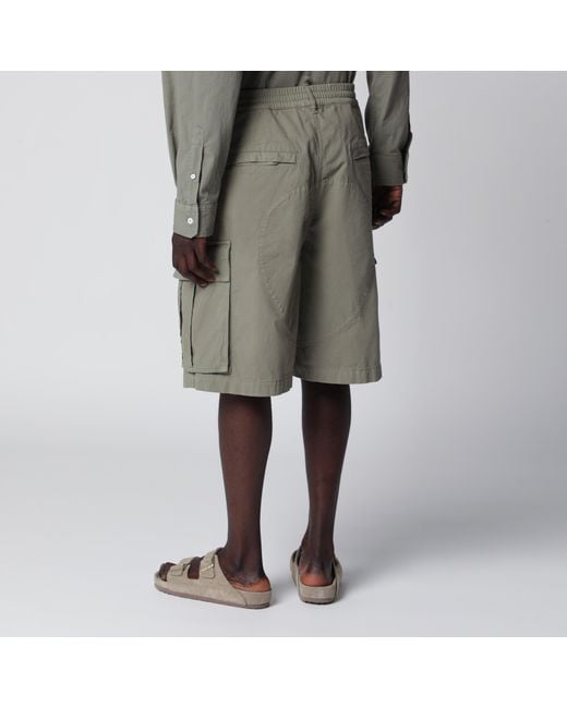DSquared² Natural D2 Cargo Ripstop Cotton Cargo Shorts for men