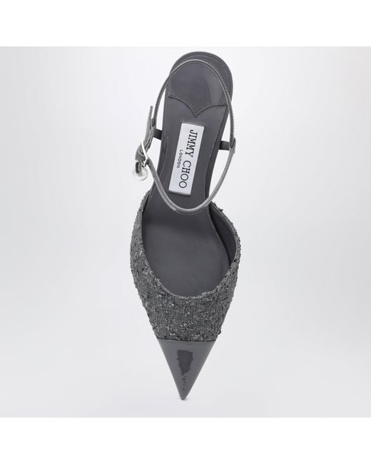Jimmy Choo White Aren Pearl-Pendant Pumps