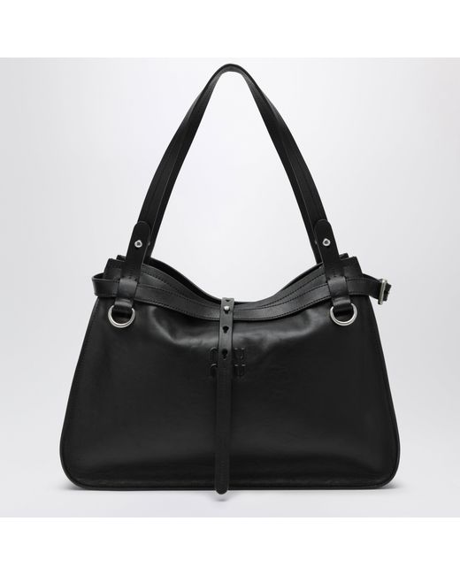 Miu Miu Black Leather Shoulder Bag
